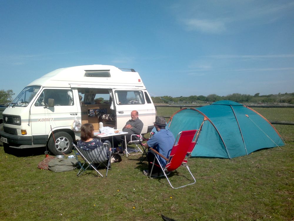 Camping at California Meadows